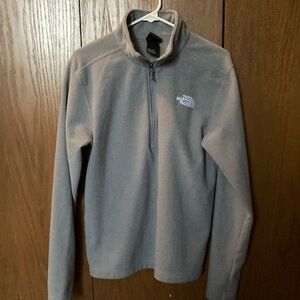 The North Face Gray Half-Zip Fleece